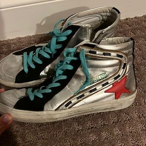 Golden goose high tops size 41. well loved but adds to the overall “look”!